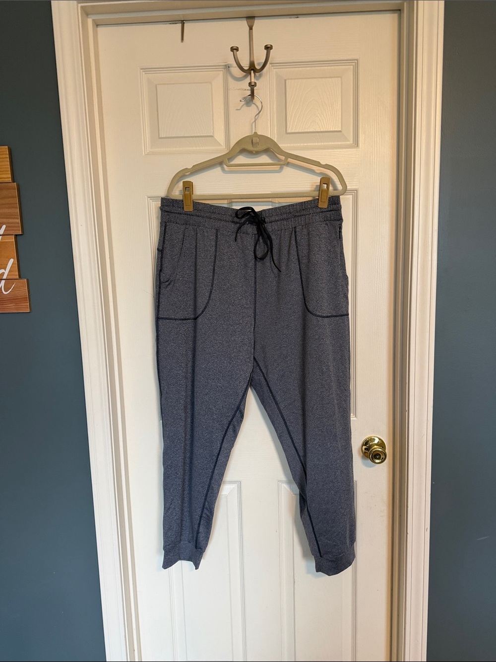 Tommy Bahama Heathered Navy Blue Women's Jogger Pants
